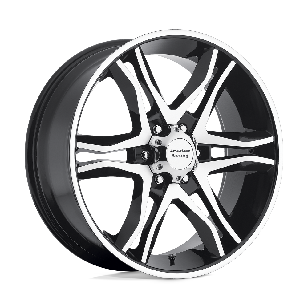 American Racing AR893 Mainline 16x8 Gloss Black Machined 0mm ET 106.1mm CB 6x139.7