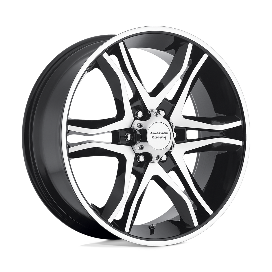 American Racing AR893 Mainline 16x8 Gloss Black Machined 0mm ET 106.1mm CB 6x139.7