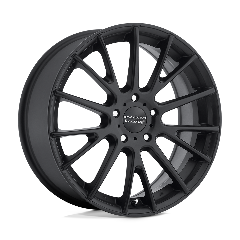 American Racing AR904 16x7 Satin Black 40mm ET 72.56mm CB 5x112