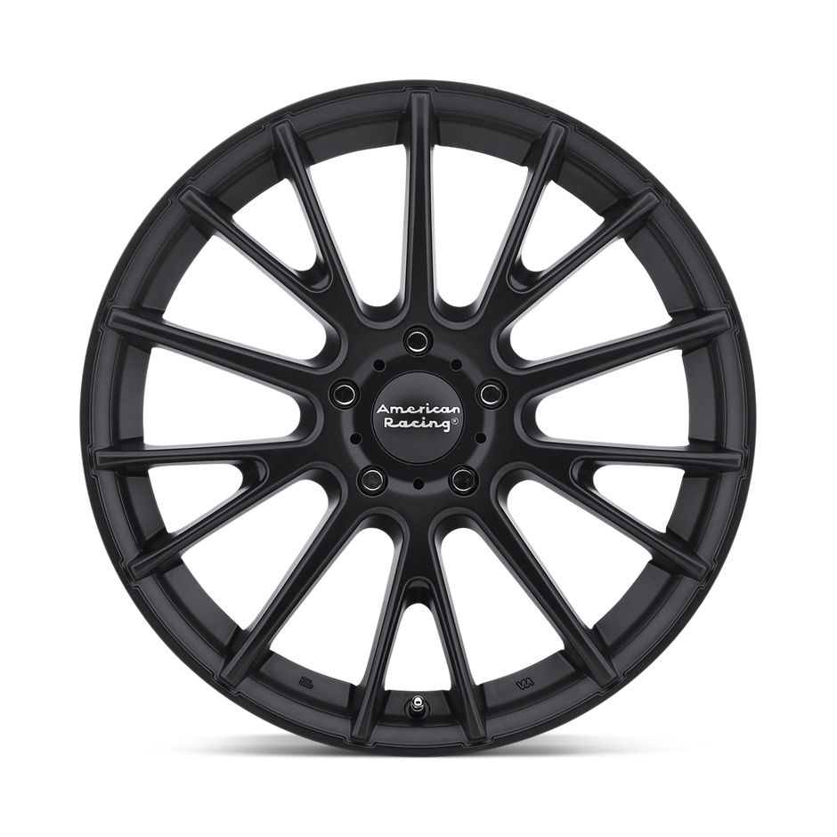 American Racing AR904 16x7 Satin Black 40mm ET 72.56mm CB 5x114.3