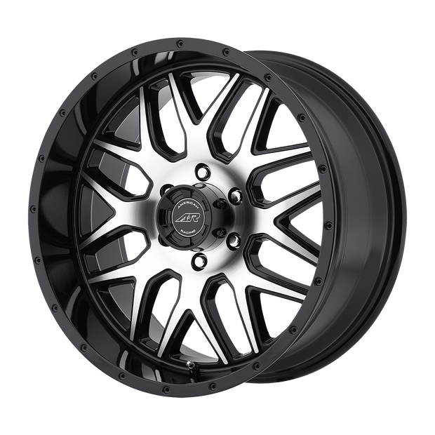 American Racing AR910 20x9 Gloss Black Machined 18mm ET 108mm CB 6x139.7