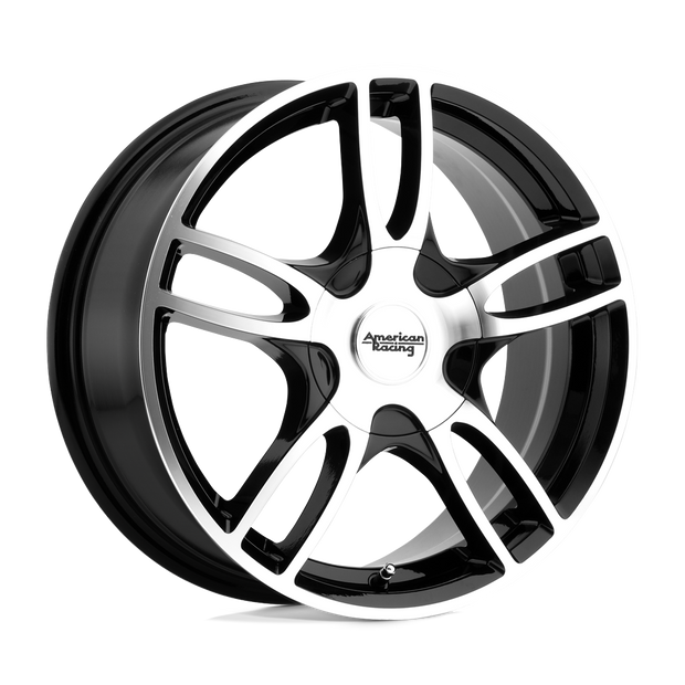 American Racing AR919 15x7 Gloss Black Machined 35mm ET 72.56mm CB 5x100/5x105
