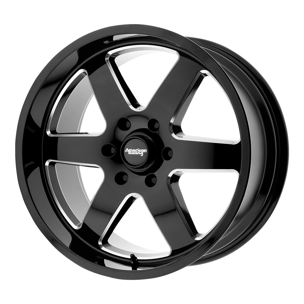American Racing AR926 Patrol 20x9 Gloss Black Milled 12mm ET 83.06mm CB 5x127