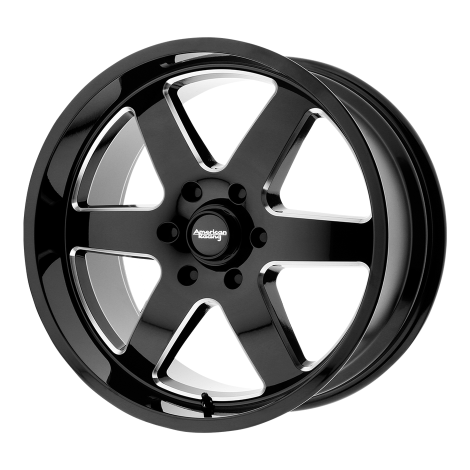American Racing AR926 Patrol 20x9 Gloss Black Milled 12mm ET 83.06mm CB 5x127