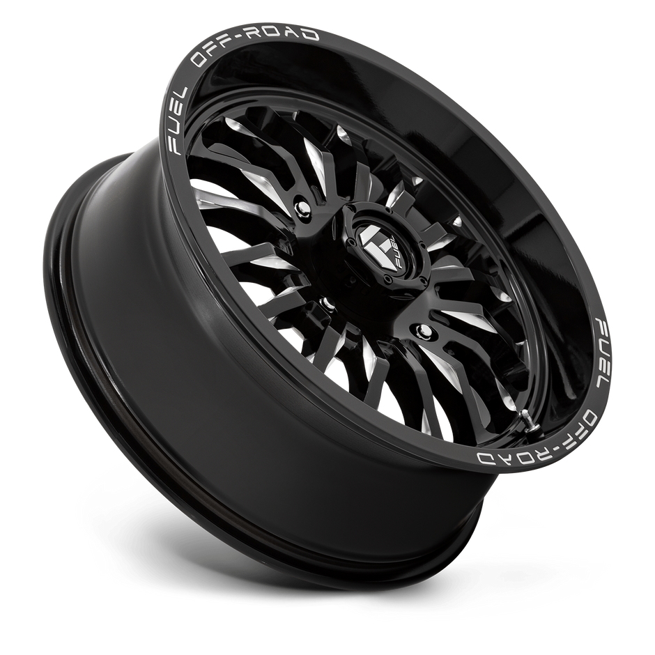 Fuel Wheels D821 ARC UTV 18x7 Gloss Black Milled 13mm ET 132mm CB 4x156