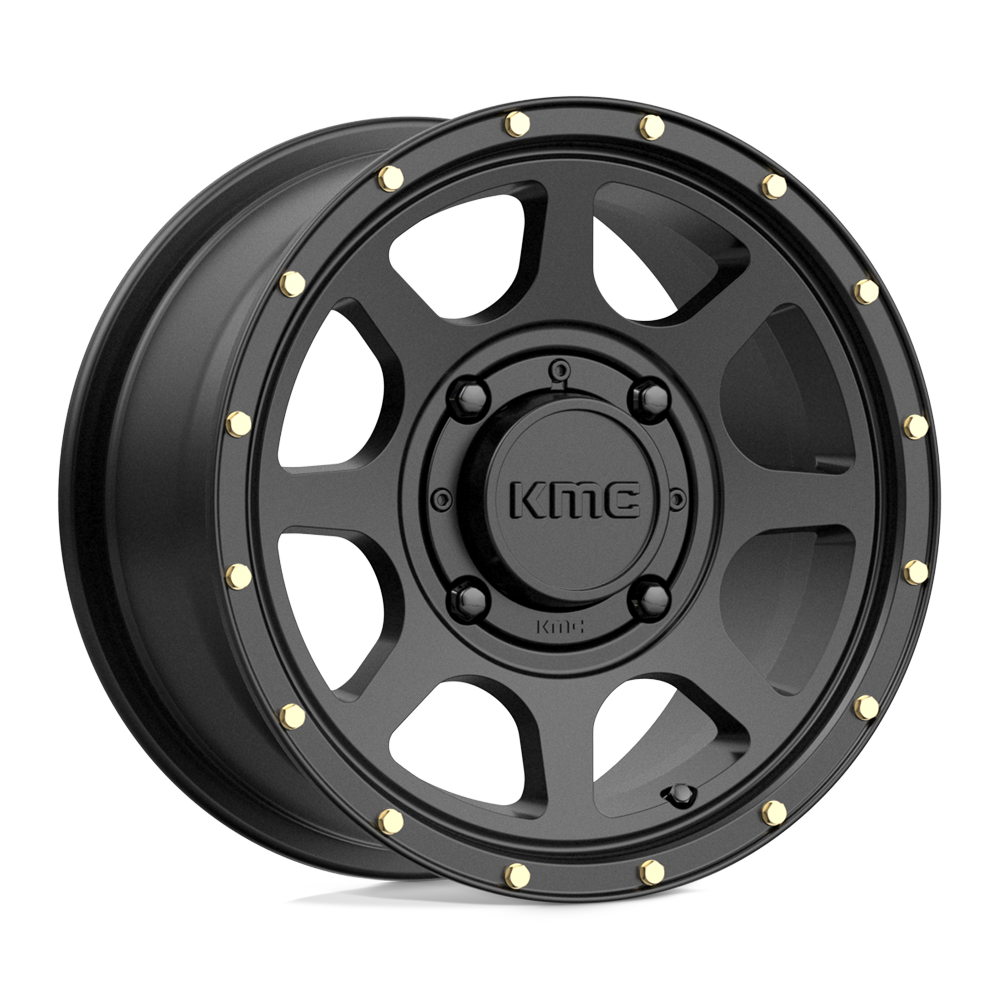 KMC Wheels KS134 Addict 2 14x7 Satin Black 38mm ET 112.1mm CB 4x137