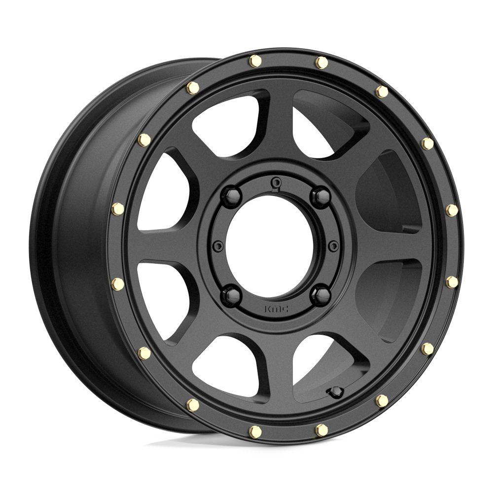 KMC Wheels KS134 Addict 2 14x7 Satin Black 38mm ET 112.1mm CB 4x137