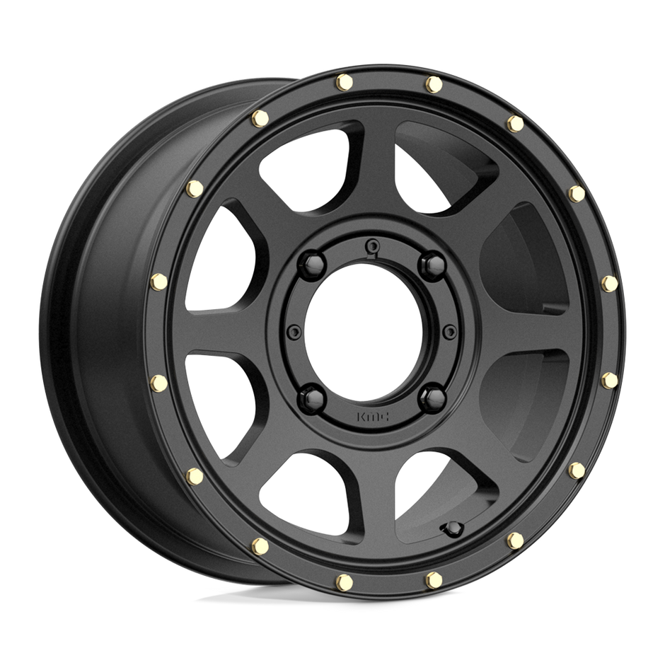 KMC Wheels KS134 Addict 2 14x7 Satin Black 38mm ET 112.1mm CB 4x137