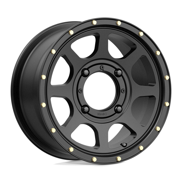 KMC Wheels KS134 Addict 2 14x7 Satin Black 38mm ET 112.1mm CB 4x137