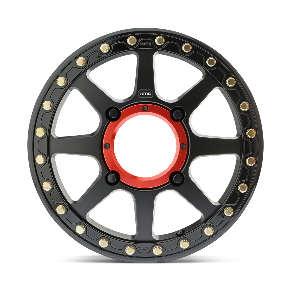 KMC Wheels KS234 Addict 2 Beadlock 15x6 Satin Black 38mm ET 112.1mm CB 4x137