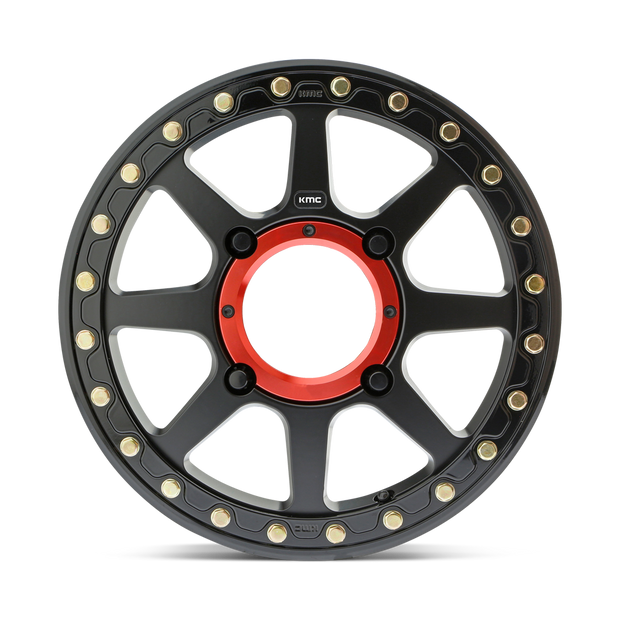 KMC Wheels KS234 Addict 2 Beadlock 15x6 Satin Black 38mm ET 112.1mm CB 4x137