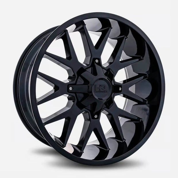 Hardrock Offroad Affliction 20x12 Gloss Black -44mm ET 124.3mm CB 8x180 wheel