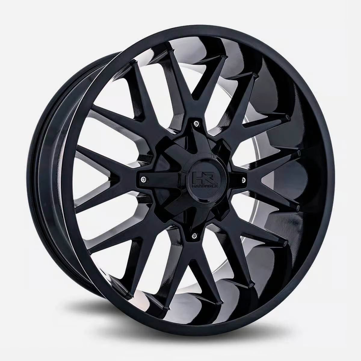 Hardrock Offroad Affliction 20x12 Gloss Black -44mm ET 125.2mm CB 8x170 wheel