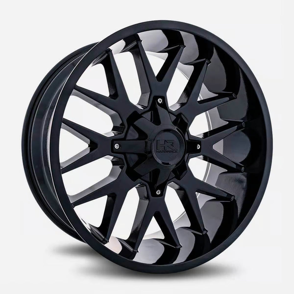 Hardrock Offroad Affliction 22x10 Gloss Black -19mm ET 110.3mm CB 5x139.7/5x150 wheel