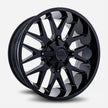 Hardrock Offroad Affliction 20x10 Gloss Black -19mm ET 110.3mm CB 5x139.7/5x150 wheel