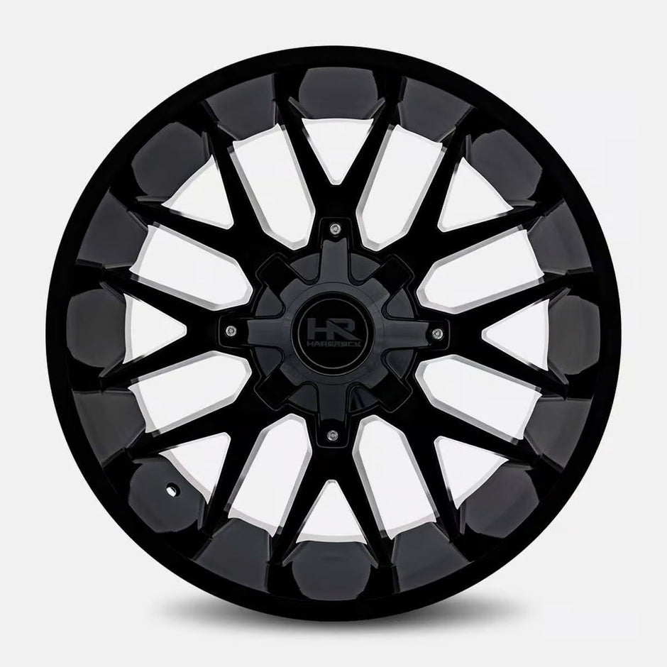 Hardrock Offroad Affliction 20x12 Gloss Black -44mm ET 125.2mm CB 8x165.1 wheel
