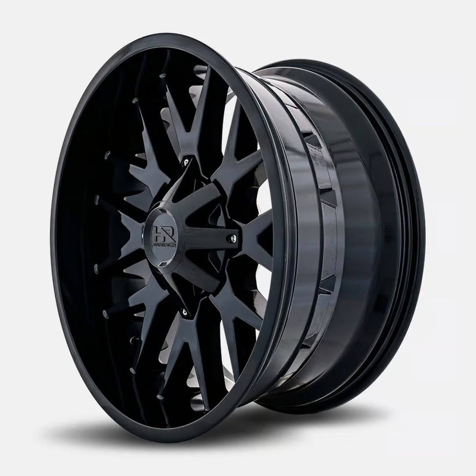 Hardrock Offroad Affliction 22x10 Gloss Black -19mm ET 125.2mm CB 8x170 wheel