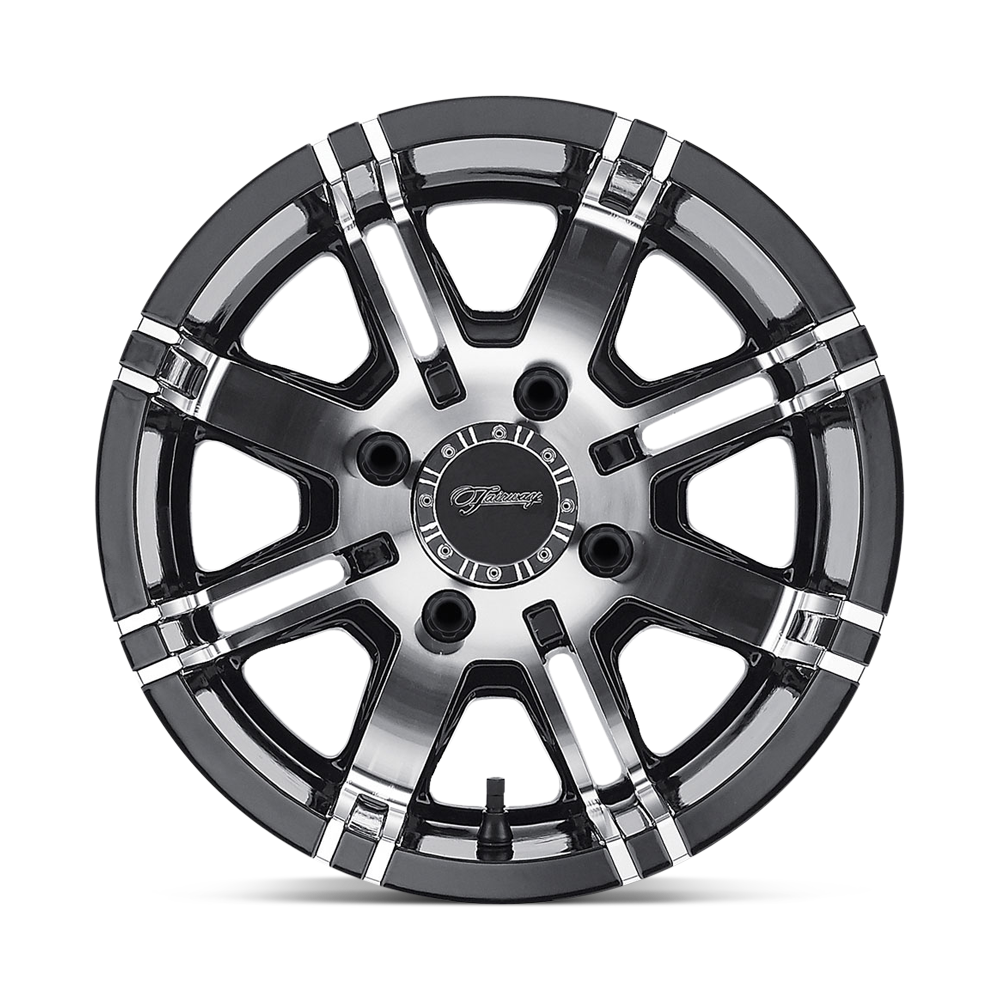 Fairway Alloys FA119 Aggressor 12x7 Machined Gloss Black -40mm ET 70.7mm CB 4x101.6