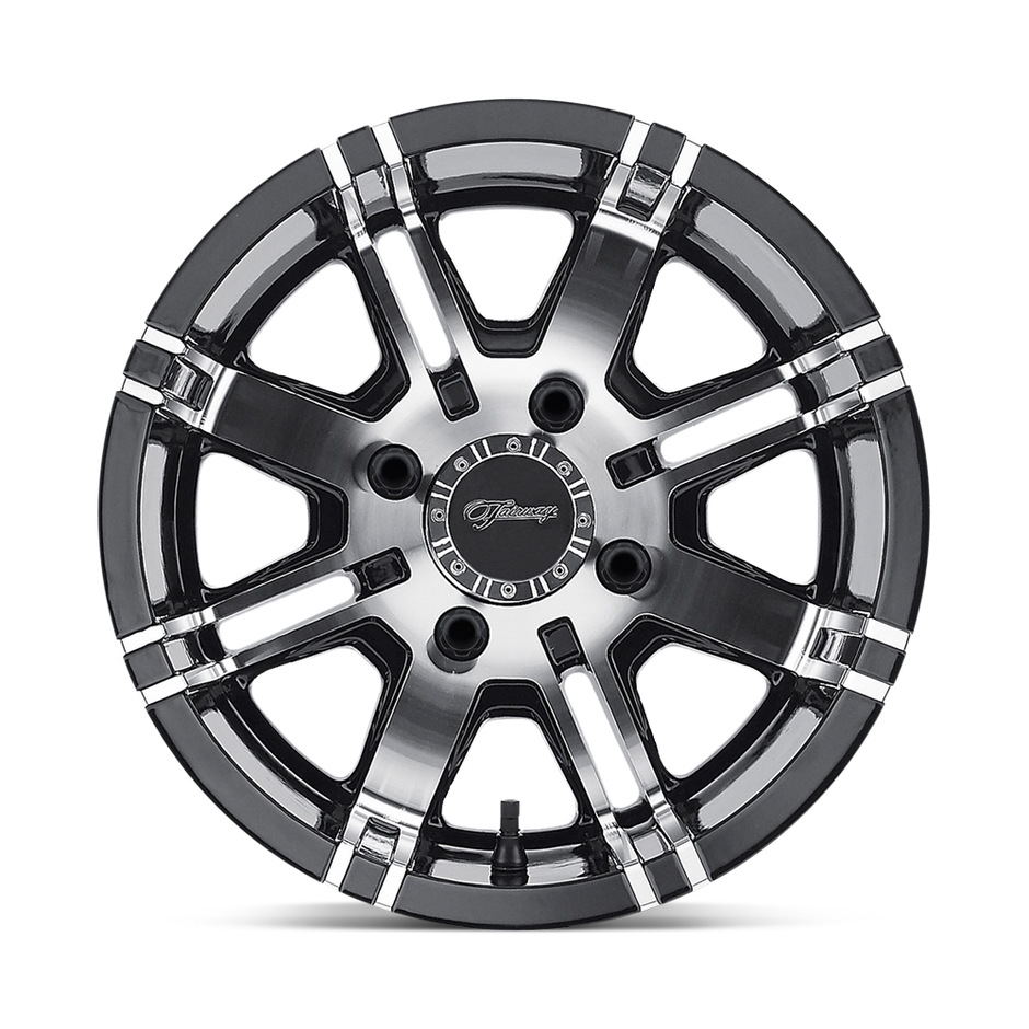 Fairway Alloys FA119 Aggressor 12x7 Machined Gloss Black -40mm ET 70.7mm CB 4x101.6