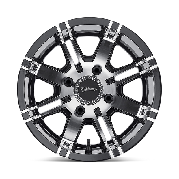 Fairway Alloys FA119 Aggressor 12x7 Machined Gloss Black -40mm ET 70.7mm CB 4x101.6