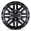 Black Rhino Hard Alloys Alamo 20x9 Matte Black w/Black Bolts 12mm ET 112.1mm CB 6x139.7