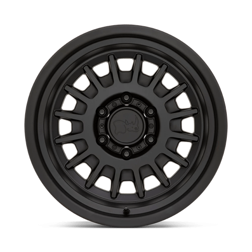 Black Rhino Hard Alloys Aliso 17x8 Matte Black 0mm ET 106.1mm CB 6x139.7