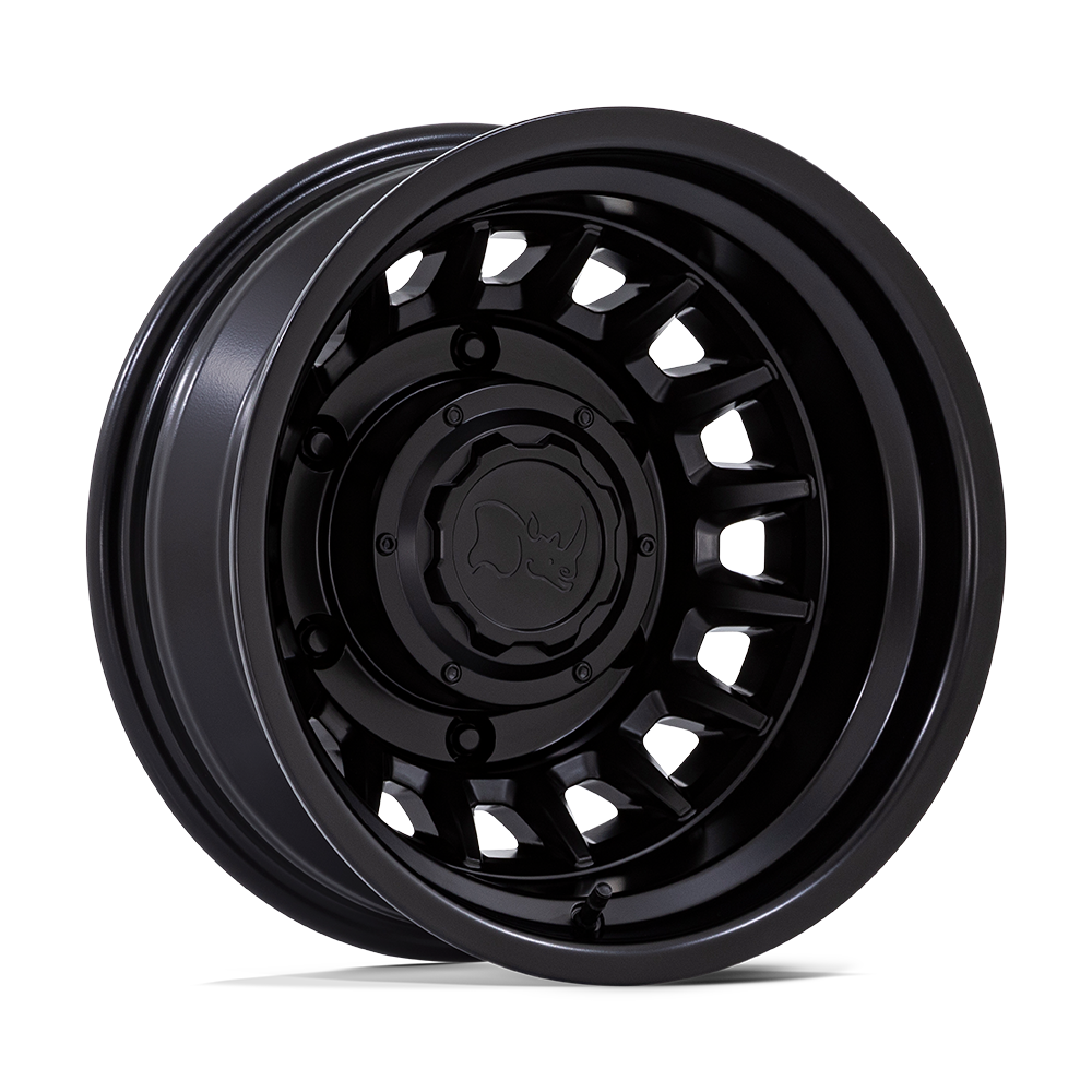 Black Rhino Hard Alloys BR019 Aliso Dually 16x6 Matte Black -130mm ET 161mm CB 6x205