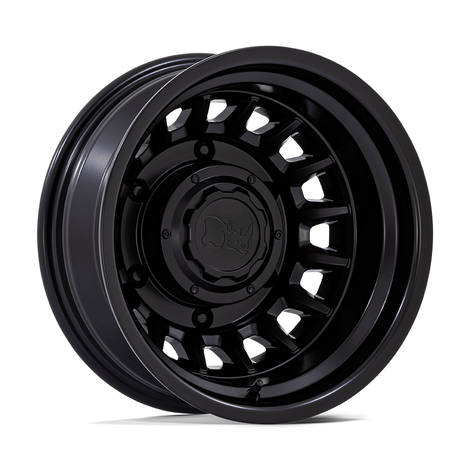 Black Rhino Hard Alloys BR019 Aliso Dually 16x6 Matte Black -130mm ET 161mm CB 6x205