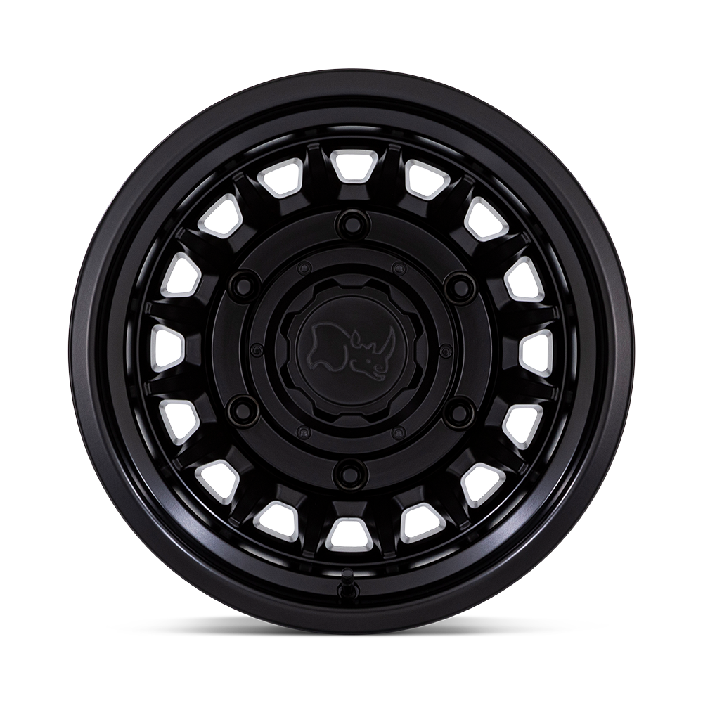 Black Rhino Hard Alloys BR019 Aliso Dually 16x6 Matte Black -130mm ET 161mm CB 6x205