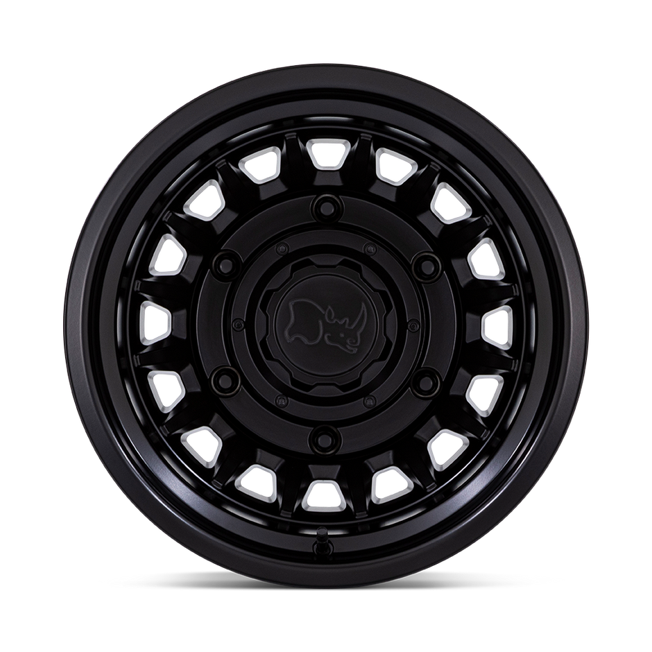 Black Rhino Hard Alloys BR019 Aliso Dually 16x6 Matte Black -130mm ET 161mm CB 6x205