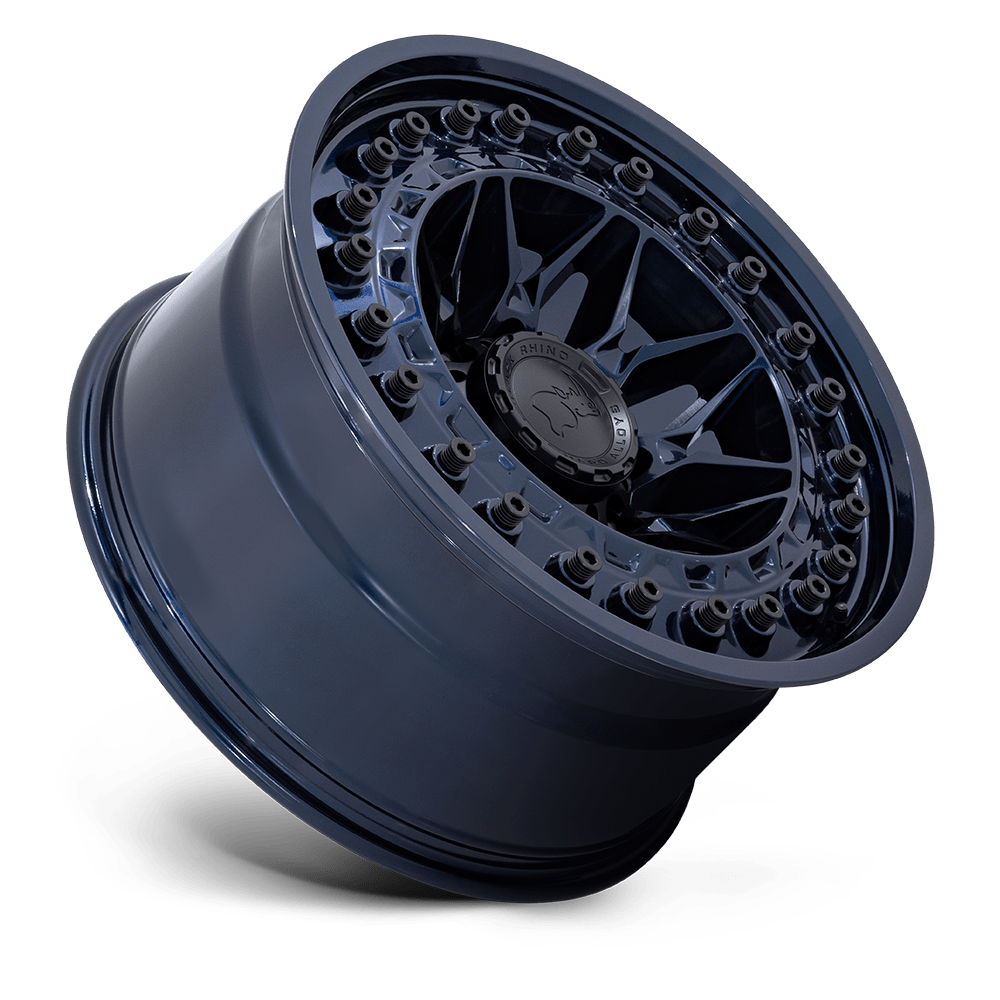 Black Rhino Hard Alloys Alpha 17x9 Midnight Blue 0mm ET 71.5mm CB 5x127