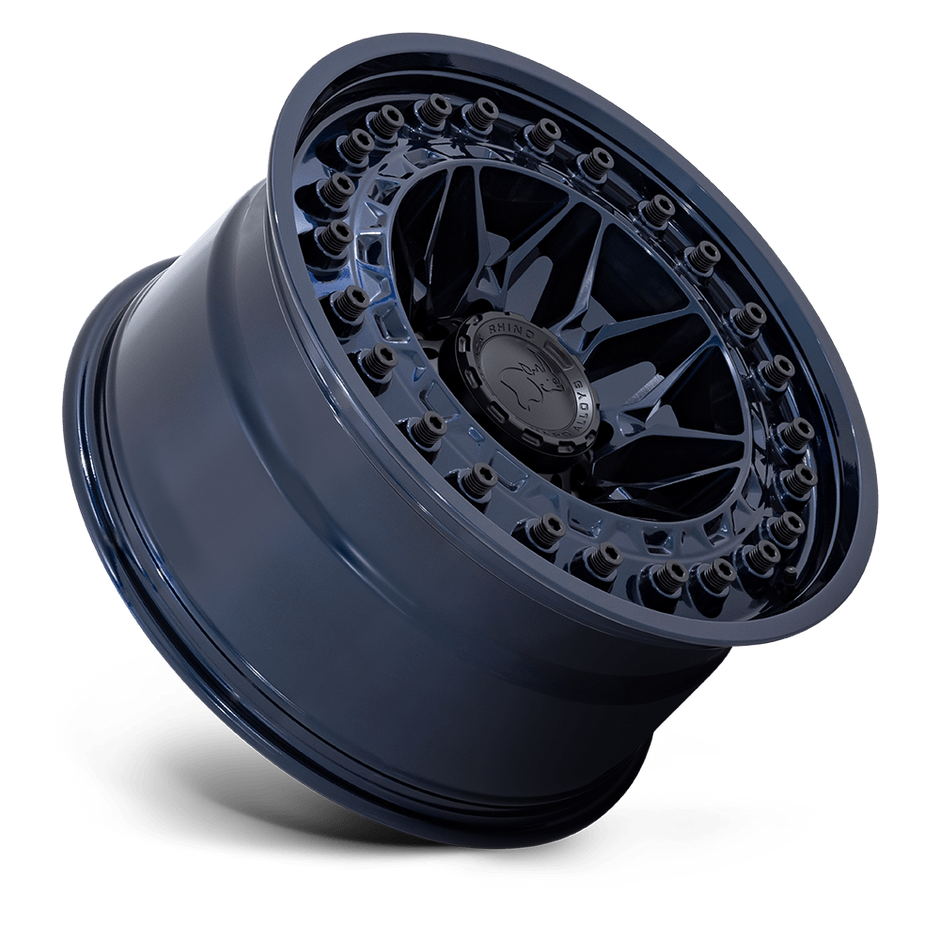 Black Rhino Hard Alloys Alpha 17x9 Midnight Blue 0mm ET 71.5mm CB 5x127