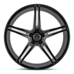Asanti Wheels ABL22 Alpha 5 22x9 Gloss Black Milled 45mm ET 72.6mm CB 5x130