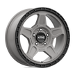 KMC Wheels KM721 Alpine 16x7 Satin Gray w/Black Lip 15mm ET 72.56mm CB 5x114.3