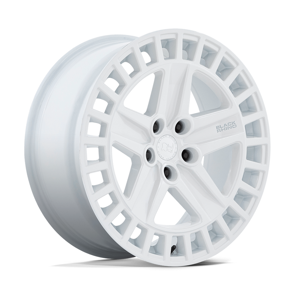 Black Rhino Hard Alloys Alston 18x8.5 Gloss White 25mm ET 72.56mm CB 5x114.3