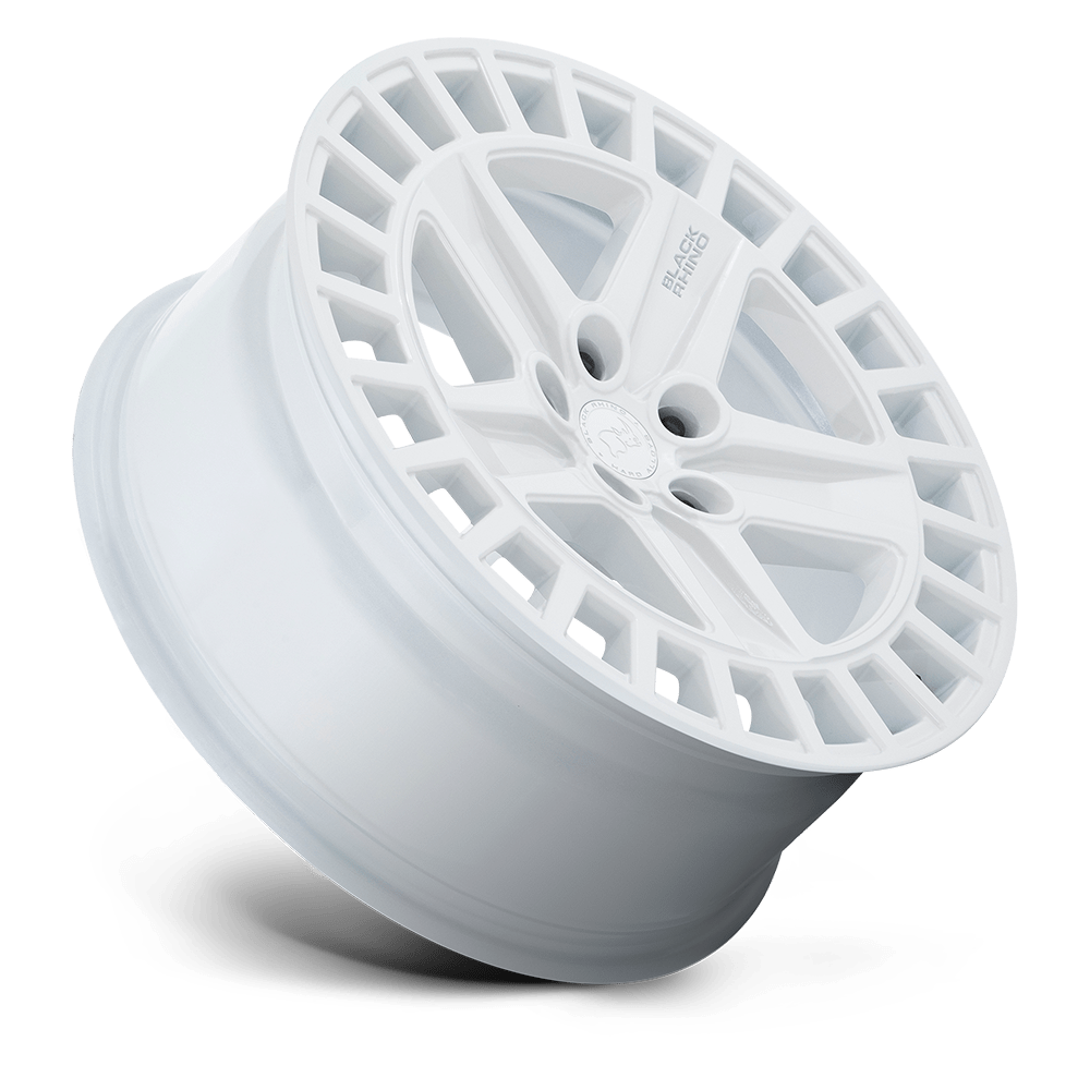 Black Rhino Hard Alloys Alston 18x8.5 Gloss White 25mm ET 72.56mm CB 5x114.3
