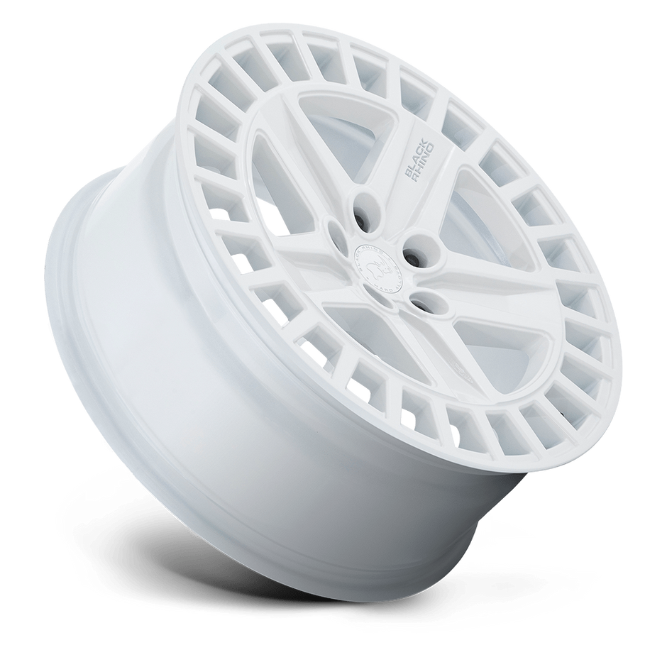 Black Rhino Hard Alloys Alston 18x8.5 Gloss White 25mm ET 72.56mm CB 5x114.3