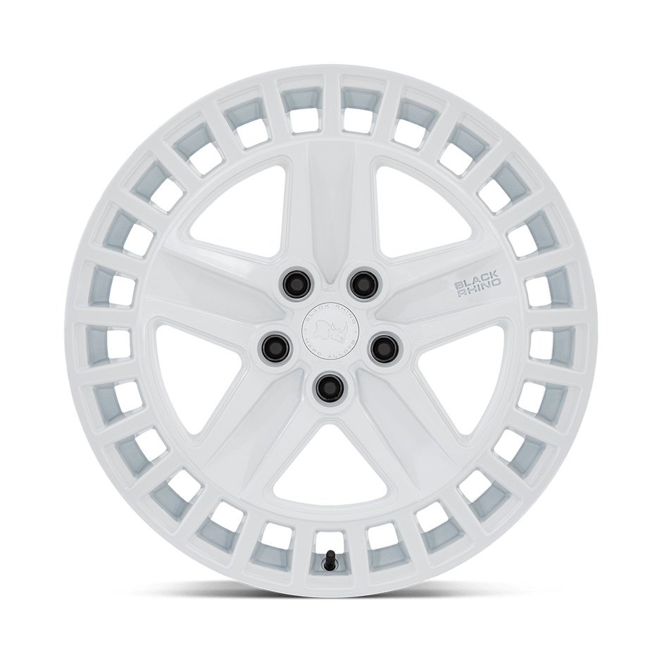Black Rhino Hard Alloys Alston 18x8.5 Gloss White 25mm ET 72.56mm CB 5x114.3