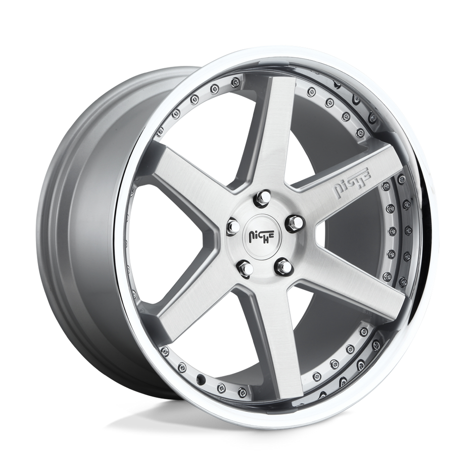 Niche M193 Altair 20x10.5 Gloss Silver 35mm ET 72.56mm CB 5x120