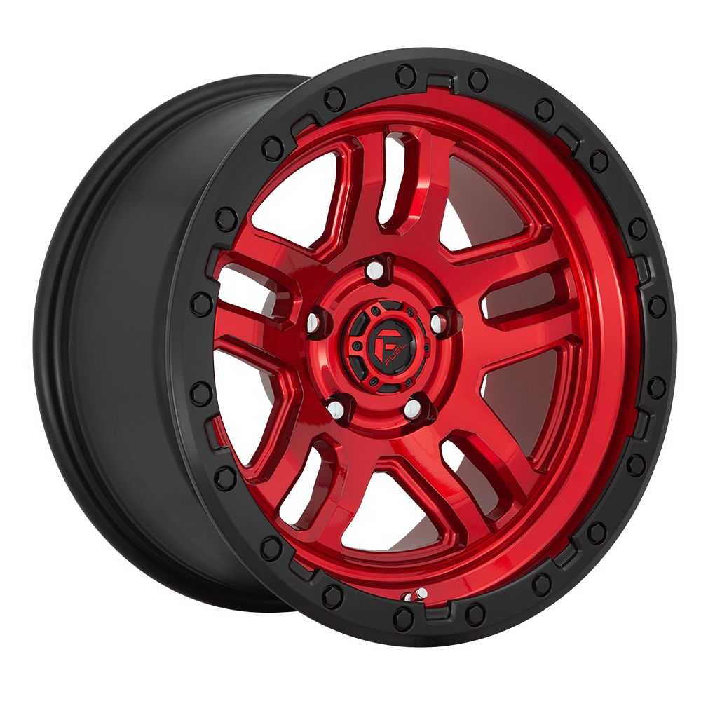 Fuel Wheels D732 Ammo 17x9 Candy Red w/Black Bead Ring 1mm ET 106.1mm CB 6x114.3