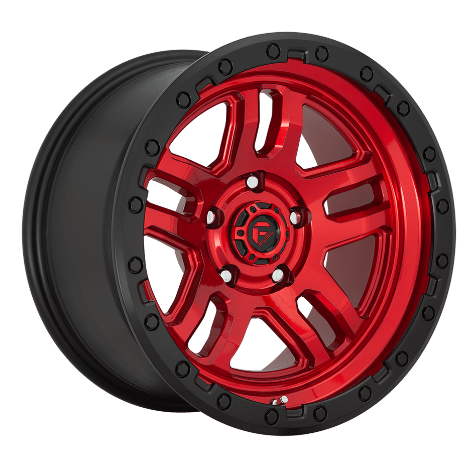 Fuel Wheels D732 Ammo 17x9 Candy Red w/Black Bead Ring 1mm ET 106.1mm CB 6x114.3