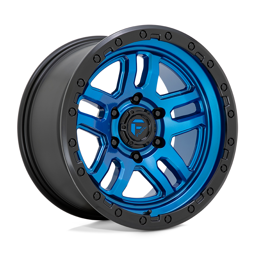 Fuel Wheels D790 Ammo 17x9 Blue w/Black Lip -12mm ET 71.5mm CB 5x127