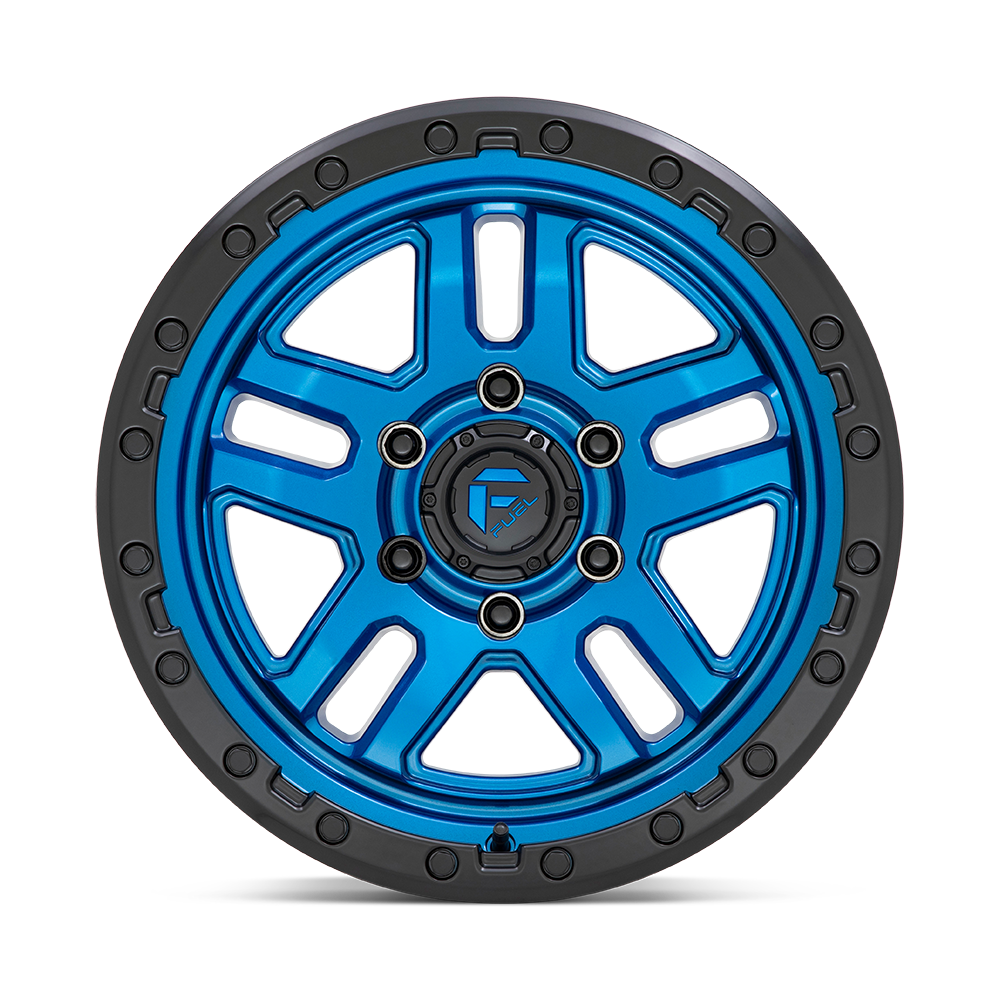 Fuel Wheels D790 Ammo 17x9 Blue w/Black Lip -12mm ET 71.5mm CB 5x127