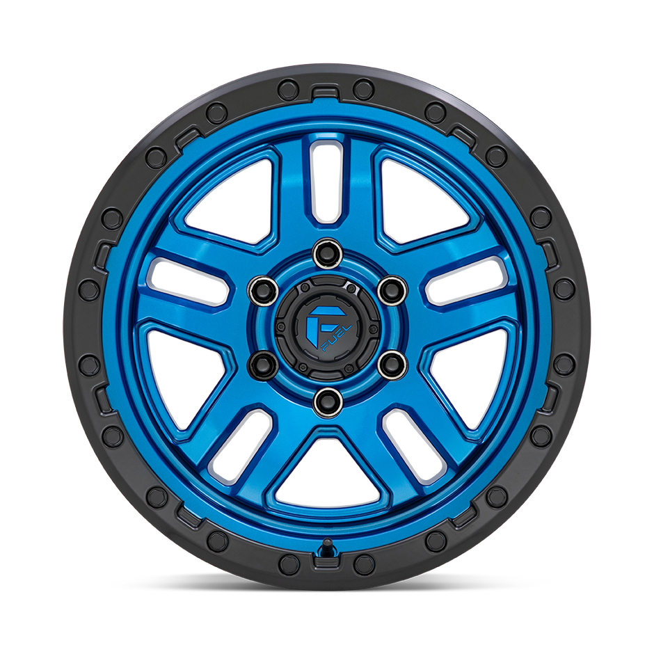 Fuel Wheels D790 Ammo 17x9 Blue w/Black Lip -12mm ET 71.5mm CB 5x127