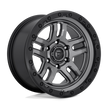 Fuel Wheels D701 Ammo 17x9 Matte Gunmetal w/Black Bead Ring -12mm ET 71.5mm CB 5x127