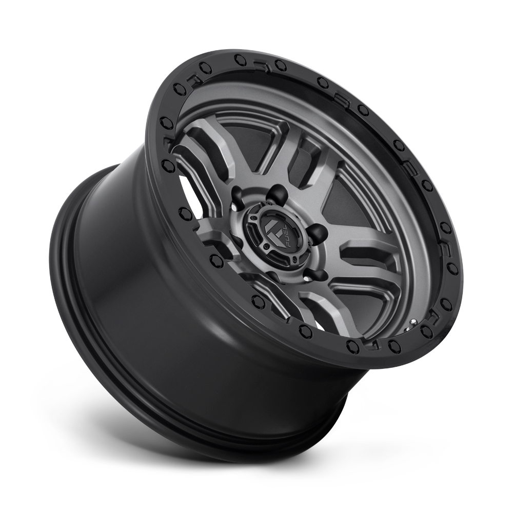 Fuel Wheels D701 Ammo 17x9 Matte Gunmetal w/Black Bead Ring -12mm ET 71.5mm CB 5x127