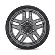 Fuel Wheels D701 Ammo 17x9 Matte Gunmetal w/Black Bead Ring -12mm ET 71.5mm CB 5x127