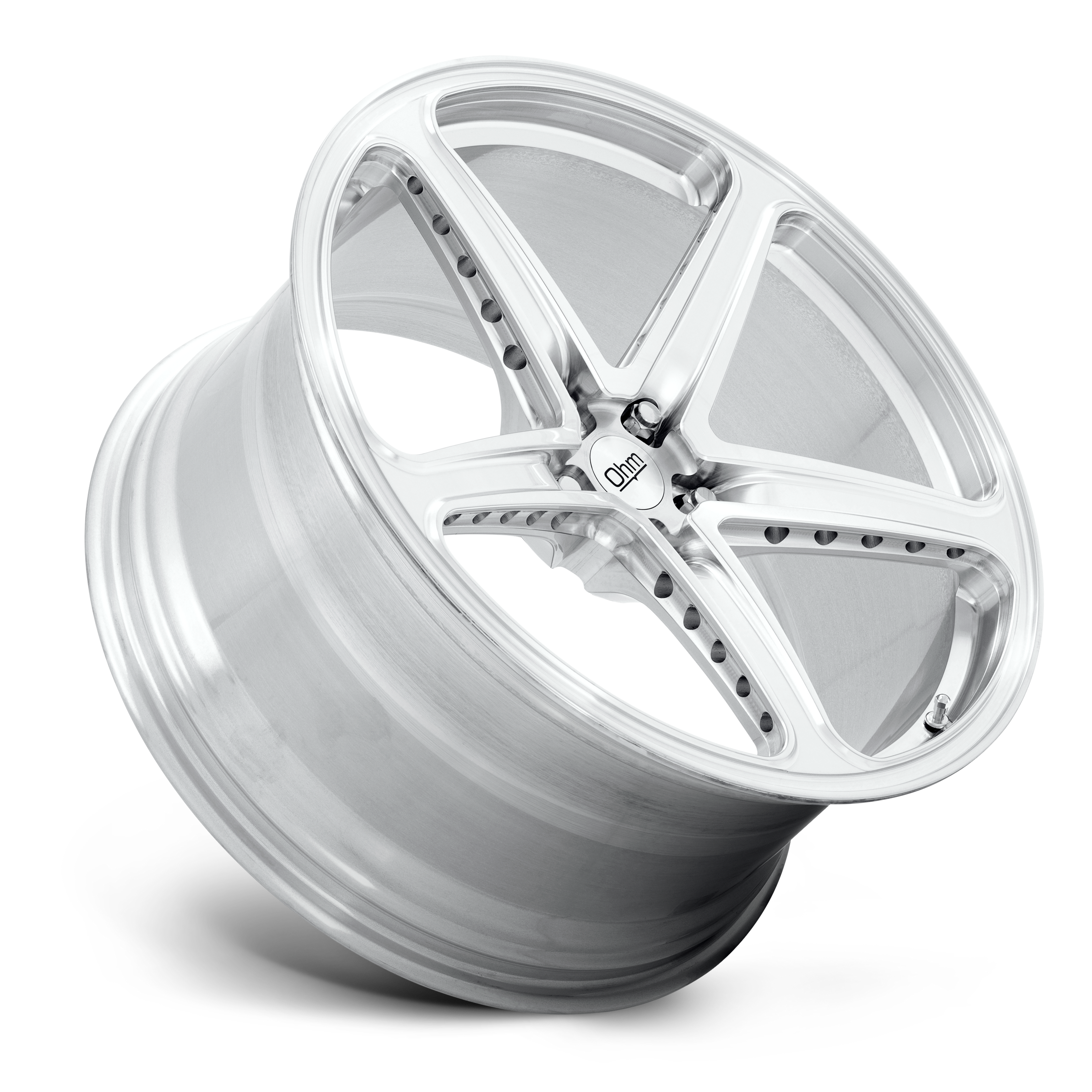 Ohm Amp 22x10 Silver Machined 32mm ET 64.15mm CB 5x120