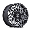 DUB Wheels DC274 Anomaly 24x9 Gloss Black Milled 38mm ET 74.1mm CB 5x115/5x120