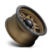 Fuel Wheels D583 Anza 17x8.5 Matte Bronze w/Black Bead Ring -6mm ET 108mm CB 6x139.7